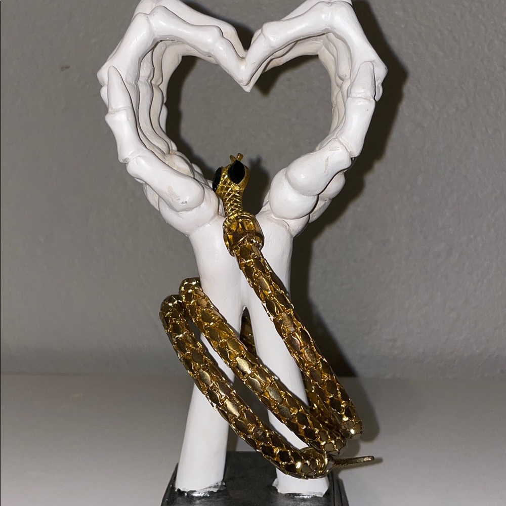 Gold Snake Arm Cuff